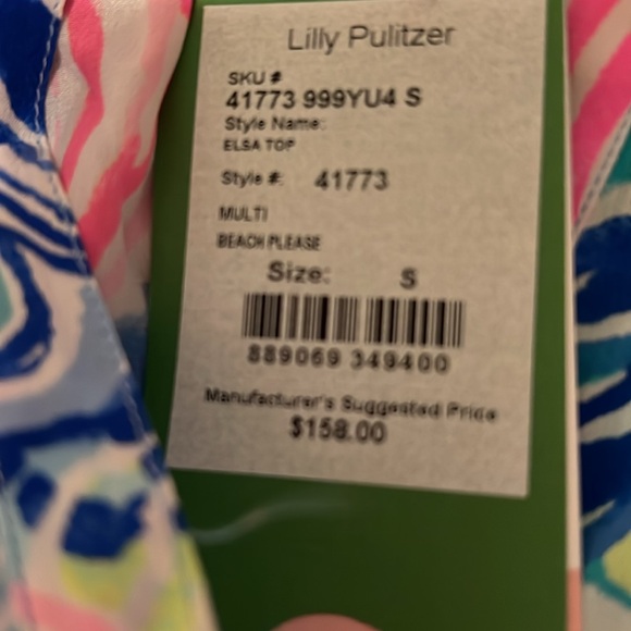 Lilly Pulitzer nwt blouse - Picture 2 of 2